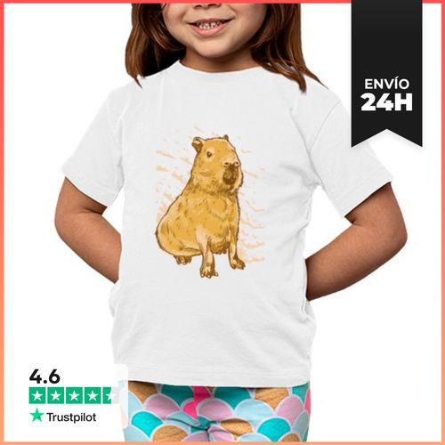 Camiseta Clásica Para Niños Capibara LaTostadora - latostadora.com - Modalova