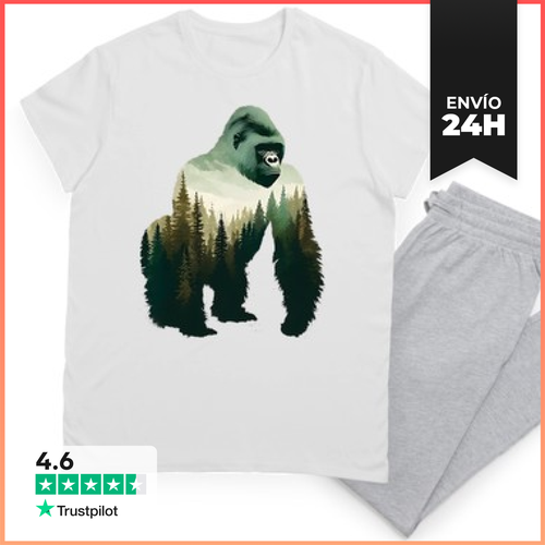 Pijama GORILA BOSQUE LaTostadora - latostadora.com - Modalova