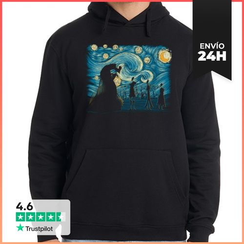 Sudadera Unisex Con Capucha Starry Hallows LaTostadora - latostadora.com - Modalova