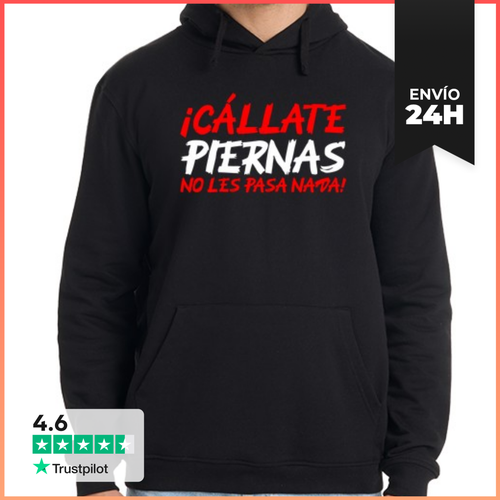 Sudadera Unisex Con Capucha Divertida Para Entrenar Cállate - latostadora.com - Modalova