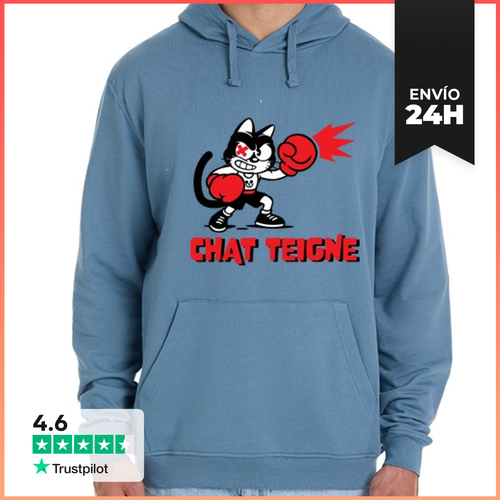 Sudadera Unisex Con Capucha Chat Con Pulgas LaTostadora - latostadora.com - Modalova
