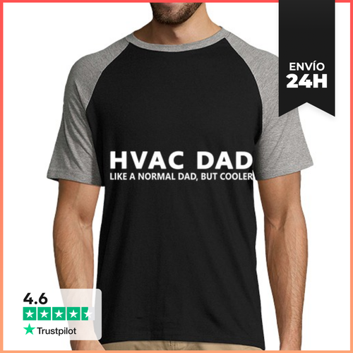 Camiseta Hombre, Estilo Béisbol Padre Técnico De HVAC Papá De - latostadora.com - Modalova
