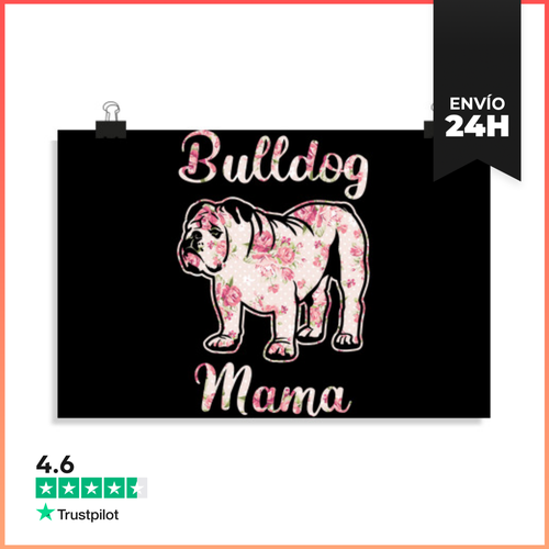 Póster Horizontal Idea De Regalo De Raza De Perro Madre Día De - latostadora.com - Modalova
