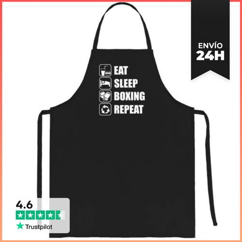 Delantal Comer Dormir Boxeo Regalo De Boxeo LaTostadora - latostadora.com - Modalova