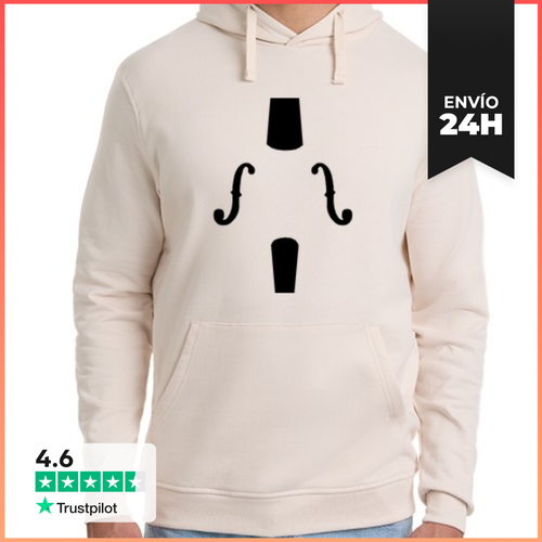 Sudadera Unisex Con Capucha Violín LaTostadora - latostadora.com - Modalova