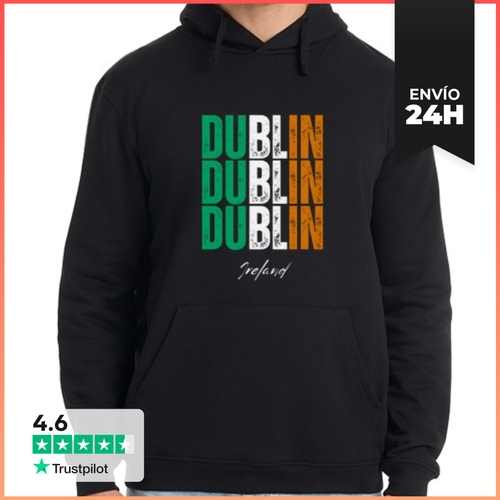 Sudadera Unisex Con Capucha Amo Dublín, Dublín Irlanda - latostadora.com - Modalova