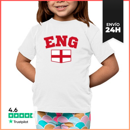 Camiseta Clásica Para Niños Camiseta Inglaterra ENG - latostadora.com - Modalova