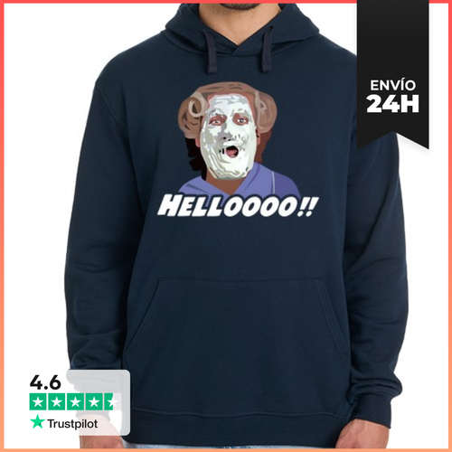 Sudadera Unisex Con Capucha Helloooo!! (Mrs. Doubtfire) - latostadora.com - Modalova