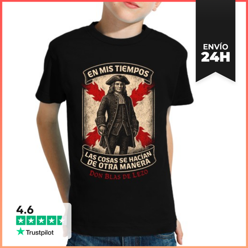 Camiseta Clásica Para Niños Don Blas De Lezo Tercio Imperio - latostadora.com - Modalova