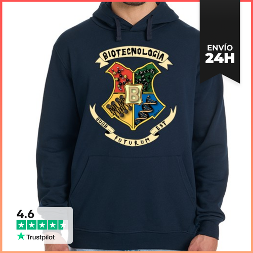 Sudadera Unisex Con Capucha Escudo Biotec LaTostadora - latostadora.com - Modalova