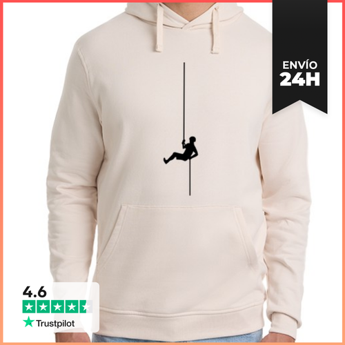 Sudadera Unisex Con Capucha Rappel Escalada LaTostadora - latostadora.com - Modalova
