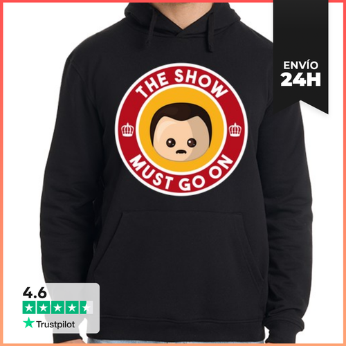 Sudadera Unisex Con Capucha Freddie Show Must Go On Sudadera - latostadora.com - Modalova