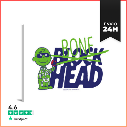 Lienzo Horizontal Halloween Bonehead LaTostadora - latostadora.com - Modalova