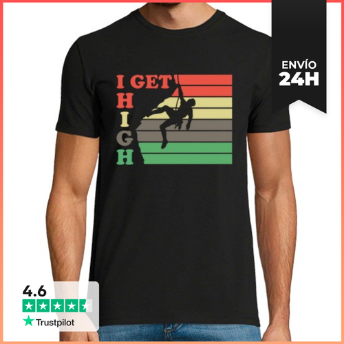 Camiseta Hombre Clásica Me Drogo Escalada Retro Escalador Regalo - latostadora.com - Modalova
