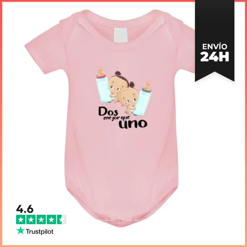 Body Bebé Dos Mejor Que Uno - Body LaTostadora - latostadora.com - Modalova