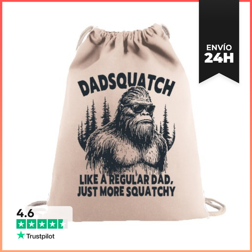 Mochila Saco Con Cuerdas DADSQUATCH LIKE A REGULAR DAD JUST MORE - latostadora.com - Modalova