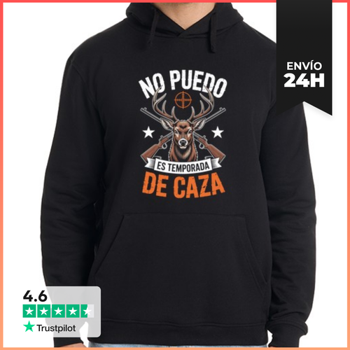 Sudadera Unisex Con Capucha No Puedo Es Temporada De Caza - latostadora.com - Modalova