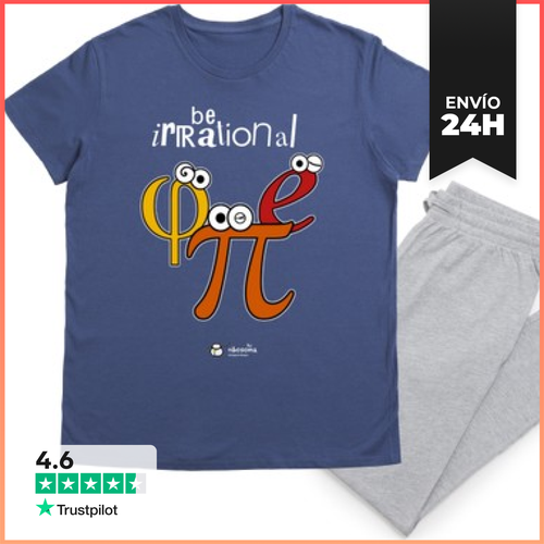 Pijama Be Irrational Π Φ E (fondos Oscuros) LaTostadora - latostadora.com - Modalova