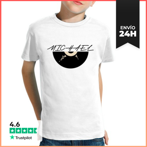 Camiseta Clásica Para Niños Nombre Vintage De Michael LaTostadora - latostadora.com - Modalova