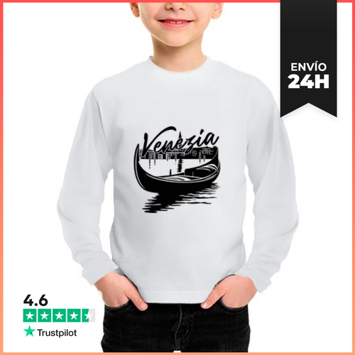 Camiseta Manga Larga Para Niños Venecia LaTostadora - latostadora.com - Modalova
