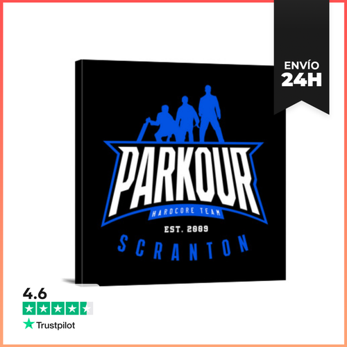 Lienzo Cuadrado Parkour Team LaTostadora - latostadora.com - Modalova