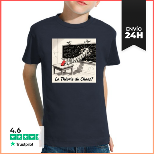 Camiseta Clásica Para Niños La Teoría Del Caos El Efecto Mariposa - latostadora.com - Modalova