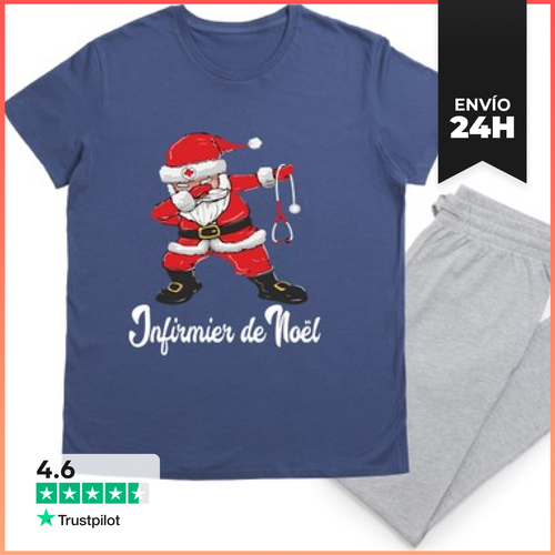 Pijama Papá Navidad Enfermero Santa Dab Versión Médica - latostadora.com - Modalova