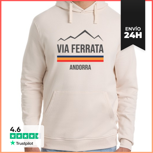 Sudadera Unisex Con Capucha Via Ferrata Andorra LaTostadora - latostadora.com - Modalova