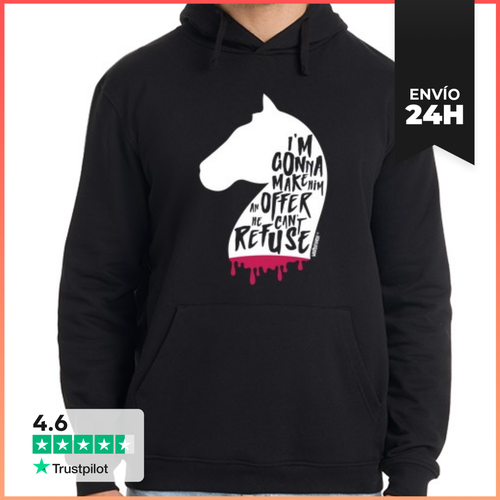 Sudadera Unisex Con Capucha Godfather - Offer He Can't Refuse - latostadora.com - Modalova