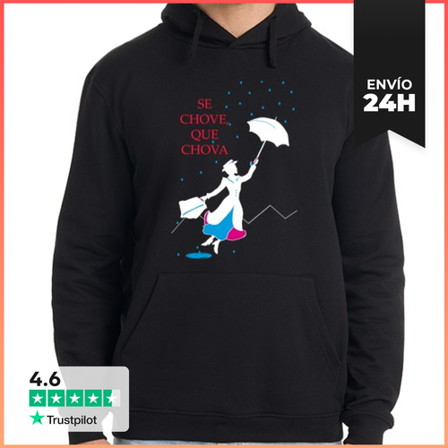Sudadera Unisex Con Capucha SE CHOVE, QUE CHOVA LaTostadora - latostadora.com - Modalova
