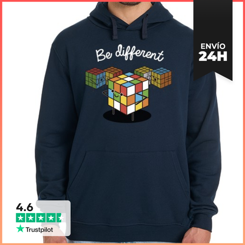 Sudadera Unisex Con Capucha Be Different LaTostadora - latostadora.com - Modalova