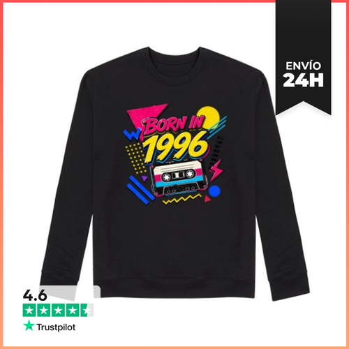 Sudadera Unisex Born In 1996 Birthday Gift Idea LaTostadora - latostadora.com - Modalova