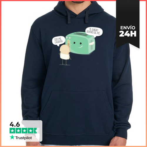 Sudadera Unisex Con Capucha Tostadora Atrevida LaTostadora - latostadora.com - Modalova