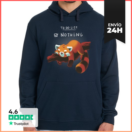 Sudadera Unisex Con Capucha Cute Red Panda Lazy Animal - latostadora.com - Modalova