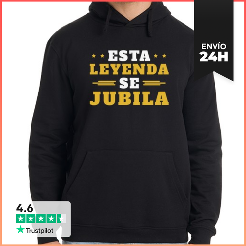 Sudadera Unisex Con Capucha Esta Leyenda Se Jubila LaTostadora - latostadora.com - Modalova