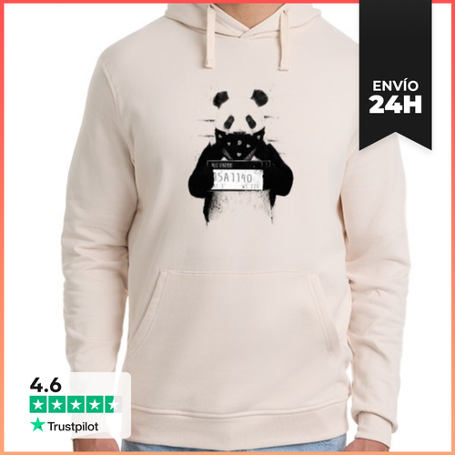 Sudadera Unisex Con Capucha Bad Panda LaTostadora - latostadora.com - Modalova