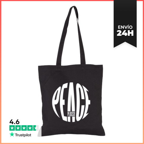 Bolsa De Tela PEACE, PLEASE WHITE LaTostadora - latostadora.com - Modalova