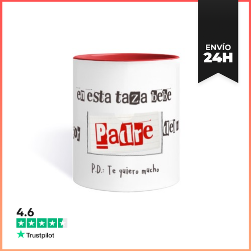 Taza De Colores Mejor Padre LaTostadora - latostadora.com - Modalova