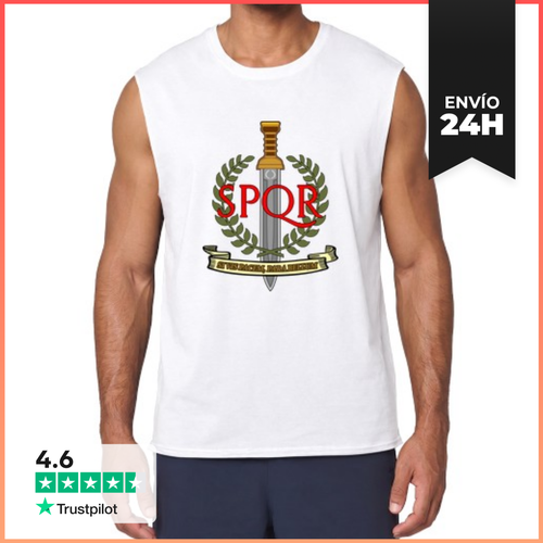 Camiseta Sin Mangas Si Vis Pacem, Para Bellum - SPQR LaTostadora - latostadora.com - Modalova