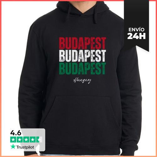 Sudadera Unisex Con Capucha Budapest Hungría, Bandera De Hungría - latostadora.com - Modalova