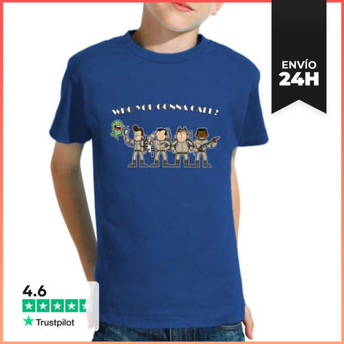 Camiseta Clásica Para Niños Who You Gonna Call? LaTostadora - latostadora.com - Modalova