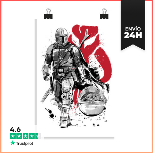 Póster Vertical Lone Hunter And Cub LaTostadora - latostadora.com - Modalova