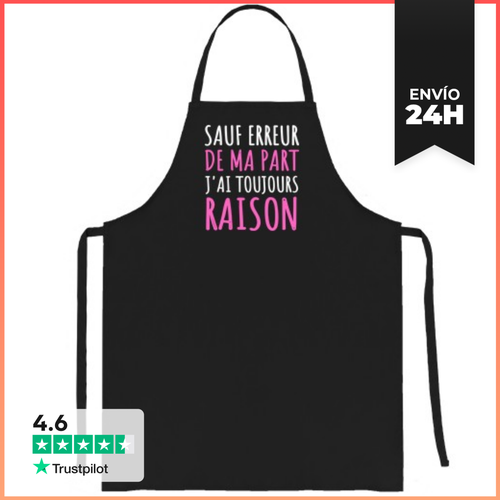 Delantal Humor Salvo Error De Mi Parte Regalo LaTostadora - latostadora.com - Modalova
