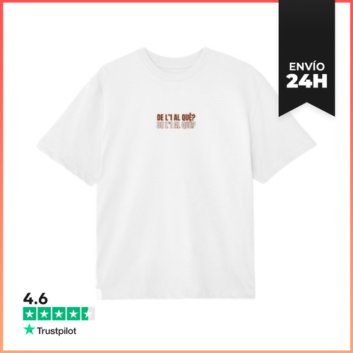 Camiseta Oversize Del 1 Al Què - Samarreta Català LaTostadora - latostadora.com - Modalova
