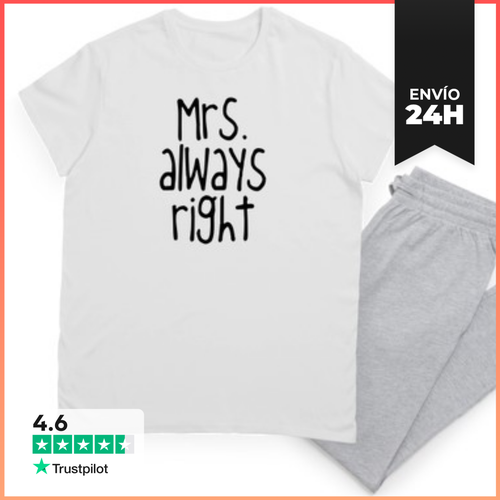 Pijama Mrs. Always Right LaTostadora - latostadora.com - Modalova