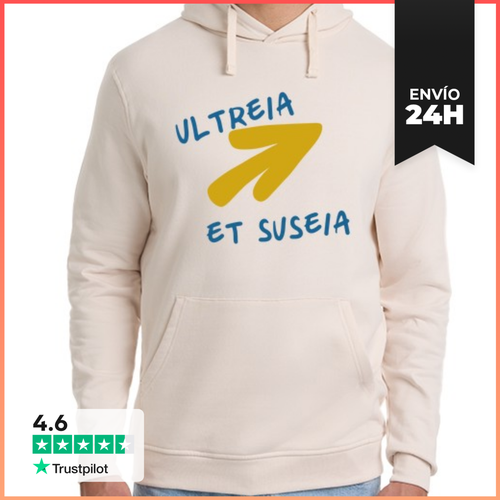 Sudadera Unisex Con Capucha Camino Ultreia Et Suseia LaTostadora - latostadora.com - Modalova