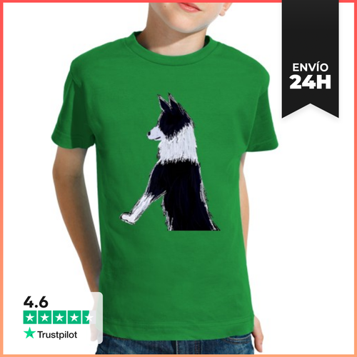 Camiseta Clásica Para Niños BORDER COLLIE.CAMISETA N. M.C - latostadora.com - Modalova
