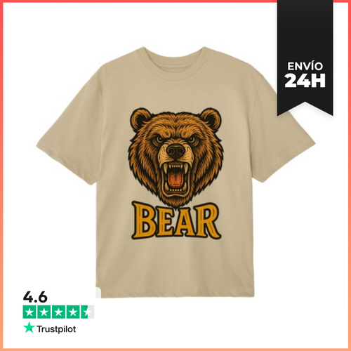 Camiseta Oversize Oso Pardo LaTostadora - latostadora.com - Modalova