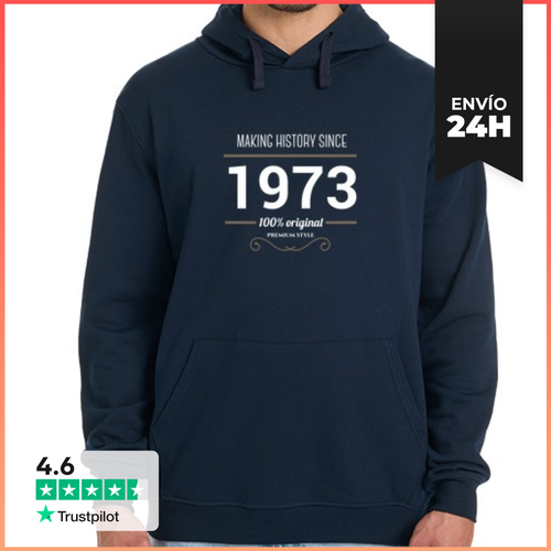 Sudadera Unisex Con Capucha Sudadera Making History 1973 - latostadora.com - Modalova