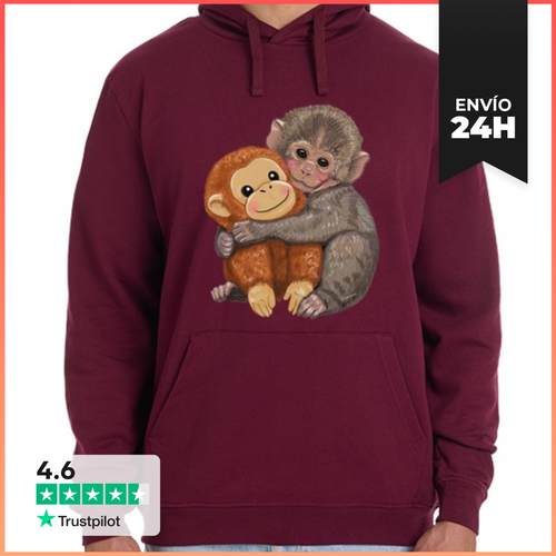 Sudadera Unisex Con Capucha Mono Punch LaTostadora - latostadora.com - Modalova
